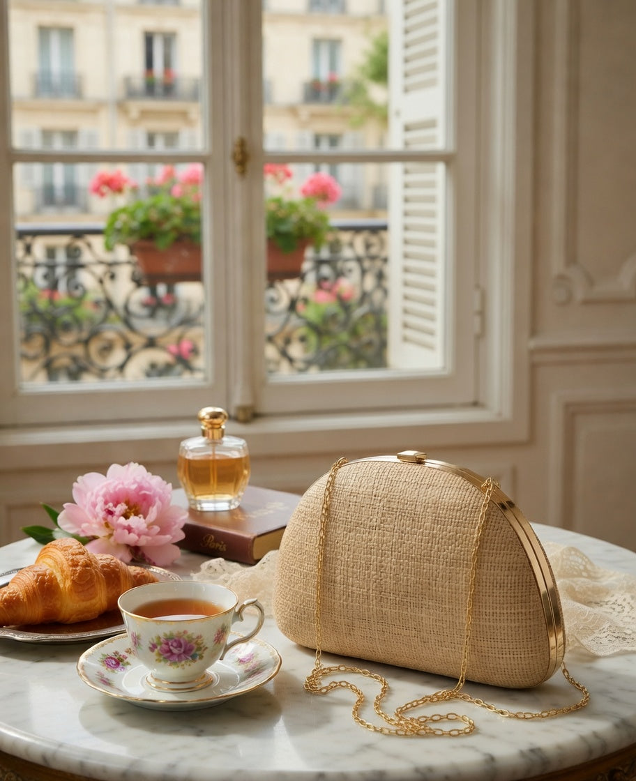 Ella Jute Clutch